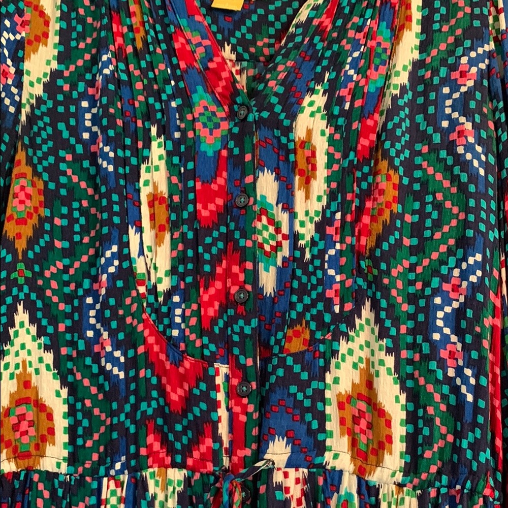 Maeve Blue patterned Blouse - Picture 3 of 6